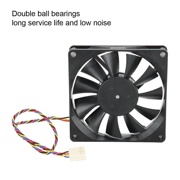 12V 0,50A PWM køleblæser til serverboks (8cm, 5300rpm)