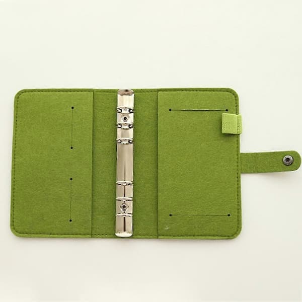 Diary Exquisite A5/A6 Handwriting Exercise Filt Notebook Loose-Sheet Stationary Army Green A6