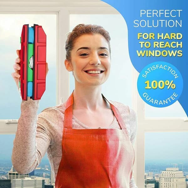 【BQ】Magnetic Window Cleaner D-3 For double glazed windows from 20 to 28 mm-FF-