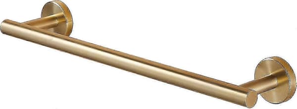 40 cm veggmontert håndklestang i børstet gullfarget 304 rustfritt stål - JV