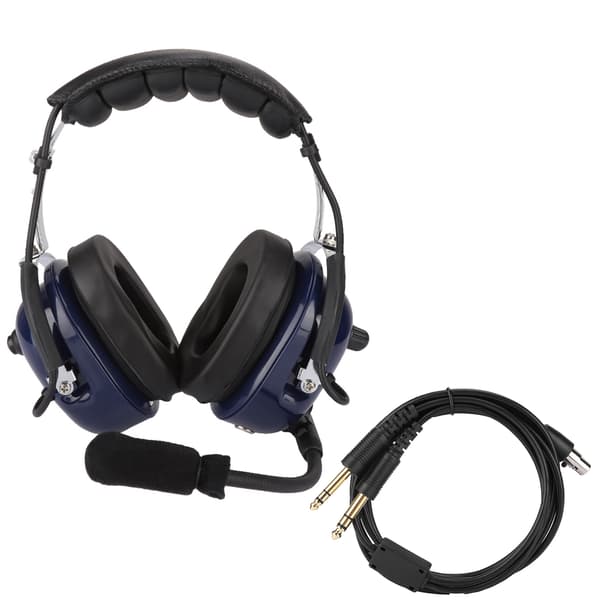 Flypilot-headset - Dobbelplugg, støydemping, 3,5 mm
