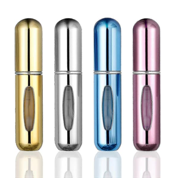 4 stk 5 ml parfymeforstøver, påfyllbare parfymeforstøvere, parfymeforstøvere