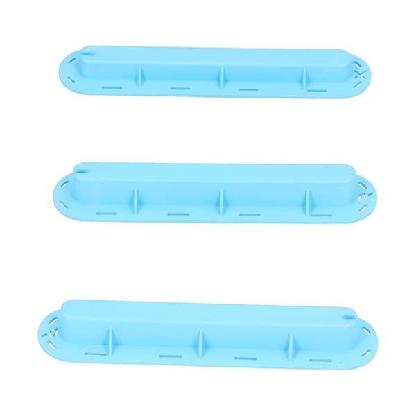 3st Surfbräda Fin Box Plug Set med Skruvar Blå