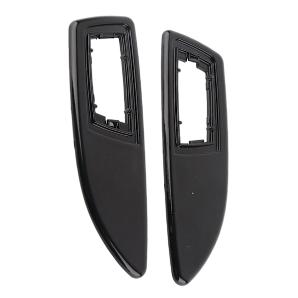 2 stk. Sideblinklys Repeater Rammesæt Bil Tilpasninger Udskiftning til Vauxhall Corsa D Range 2006-2014 Blank Sort