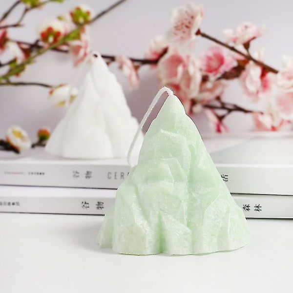 Candle Molddiy 3d Iceberg lysform, stearinlysfremstilling, aromaform, gør-det-selv silikoneform, juledekorative forme
