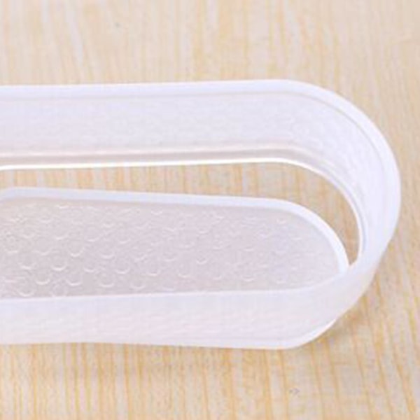 Sushi Mold Mat -kvalitet varmebestandig plastris (hvit, 8 stk)