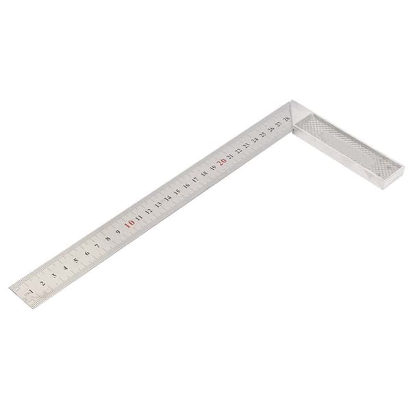 30 cm Rett vinkellinjal i aluminiumlegering (Standard)