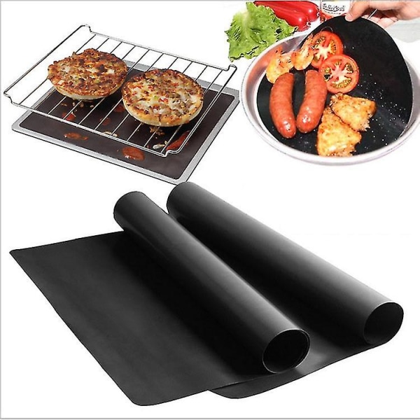 2 stk ovnsplater for vifteassisterte ovner som er enkle å rengjøre for griller ovner og utendørs griller