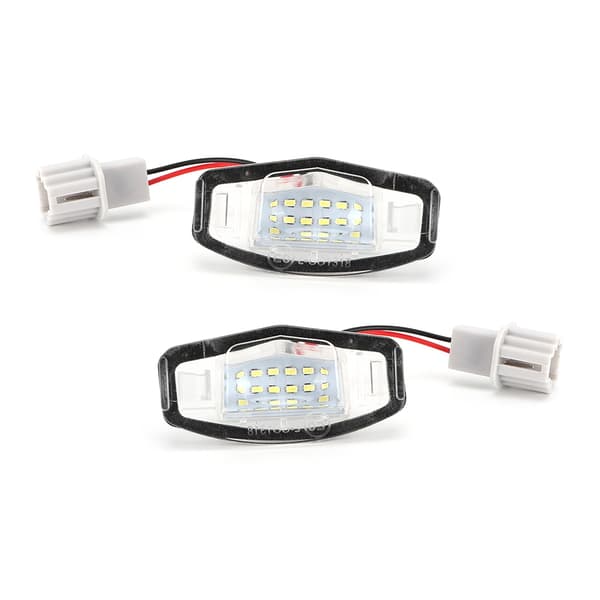 2st 12V 30V LED Bilskyltbelysning Kompatibel med Civic