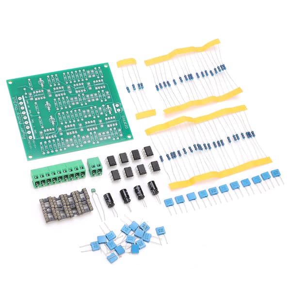 PreAmplifier Modul DIY Kit 3-Kanals Output NE5532 Op Amp Dual DC9-15V -24dB Oct
