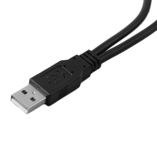 Bærbar størrelse dobbel usb til sata linje usb2.0 data- og strømkabeladapter