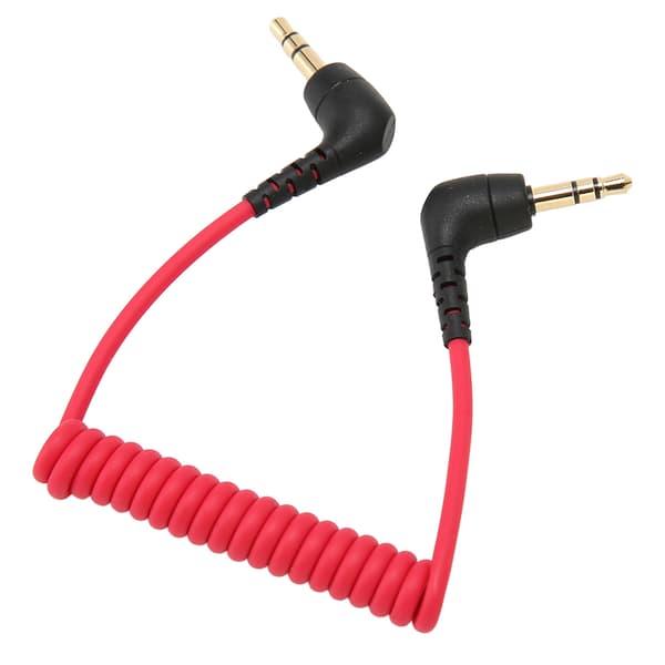 3,5 mm TRS till TRS Mikrofonkabel Brusreducering 3,5 mm TRS Patchkabel för BOYA för Rode SC2 Telefonanslutning