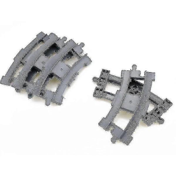 【BQ】Duplo Train Track Block Crossing Parts Railway Switch Building Blocks Gift -gt