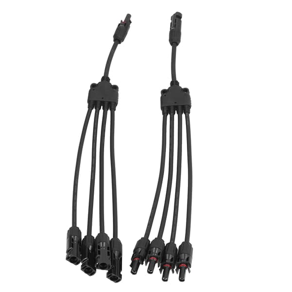 Solar Connector Y Gren 1 til 4 Vanntett Parallelladapter Splitter for Utendørs