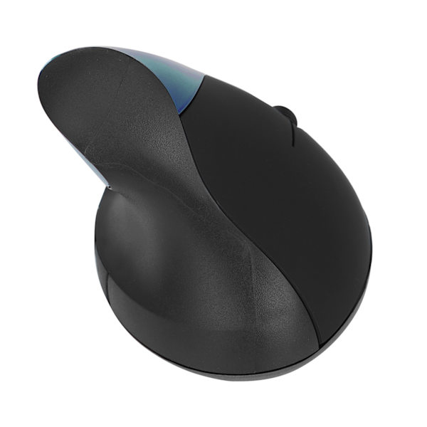 Ergonomisk vertikal USB-kablet mus med håndledsstøtte - 1600DPI - Blå - til PC-spil til bærbar computer