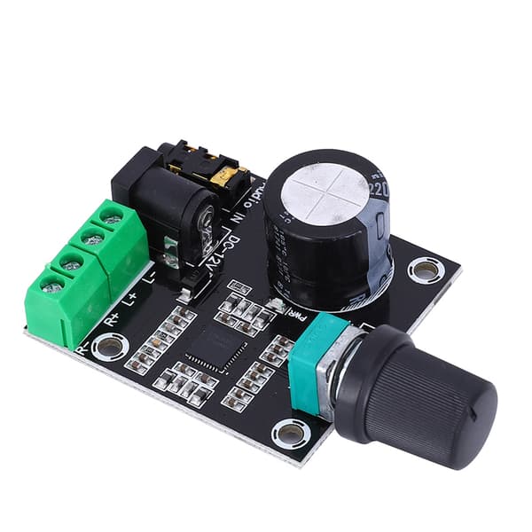 2-kanals digital forstærkerkort PAM8610 Høj effekt 12V Potentiometermodul