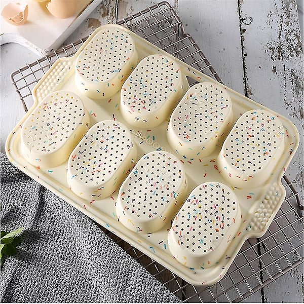 Minipatongin leivonta mold tarttumaton rei'itetty vuoan mould Beige