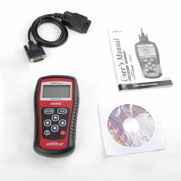 【BQ】Maxiscan Ms509 Kw808 Obd2 Obdii Eobd Bil Kodleser Tester Diagnostikk