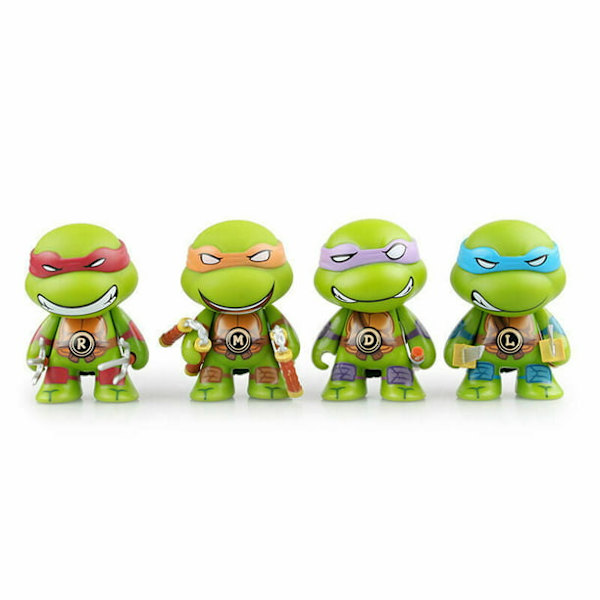Stk Teenage Mutant Ninja Turtles Mini Action Figurer Legetøjsgave TMNT Collection