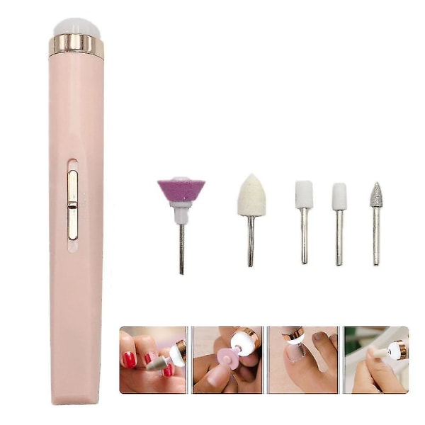 Elektrisk Nail Art Drill Fil Pen Neglepolerer Værktøj Udstyr Manicure Machine