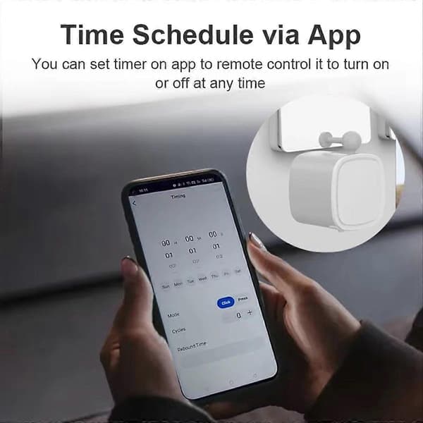【BQ】Tuya Bluetooth Smart Finger Robot Switch Button Pusher Bot Fjern APP