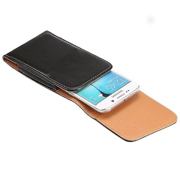 För Iphone X & Samsung Galaxy S7 / S6 / G920 & S5 / G900 & S4 / I9500 & Grand Duos / I9082 5,2 tum Universal Lammskinn Texture Vertical Flip Leather C