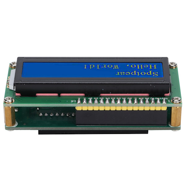 LCD Display Modul 1602 Skærm Udvidelseskort Tilbehør til Raspberry Pi Pico 4Bit Parallel Port
