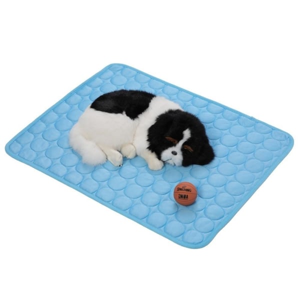 Den nya kylmatta hund katt kylmatta säng kyl hund grå 50 * 40 cm - S
