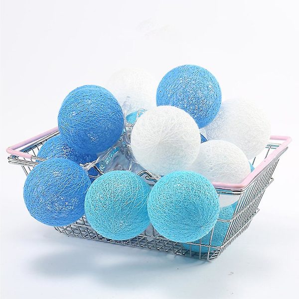 Ullbollar Fairy Lights Led Bomullsbollar String Light To Decor Party