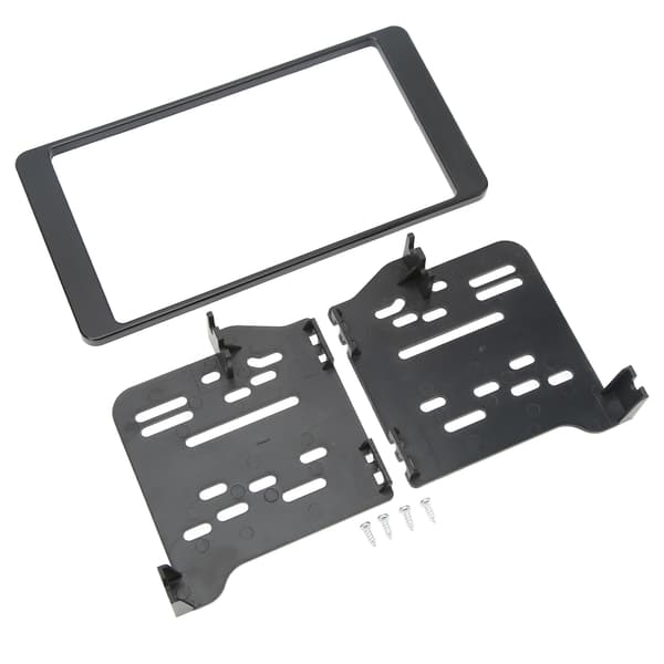 Blank sort dobbelt DIN Dash installationskit til Mitsubishi Outlander 2014 og fremefter