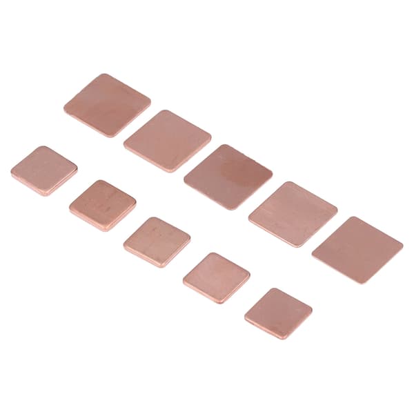 Kobber Køleplade Pad Shim 10 Typer Termisk CPU Køler Kit til VGA VRAM RAM