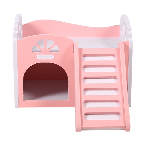 Rosa hamster slott: Mysigt sovhus, bo och träningsleksak