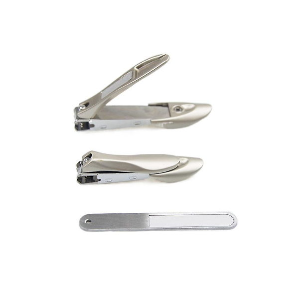 Anti-stänk Mantis Nagelklippare Set Champagne Nagelklippare Manikyr Stor hushålls Nagelklippare i rostfritt stål Presentförpackning Red horn pliers set