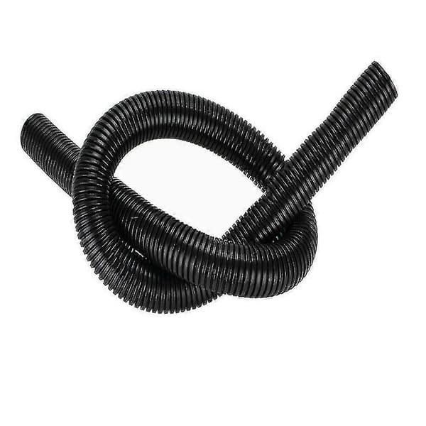 1x30m Delad vävstolstråd Skyddsrör Kabelrör Slangskydd Elkabel 1/4 tum svart