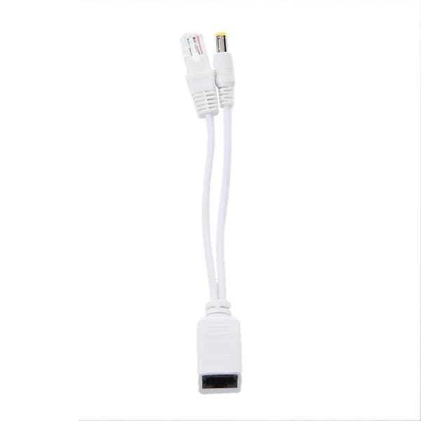 Passiv Power over Ethernet PoE-adapter Injektor + Splitter Kit 5v 12v 24v 48v