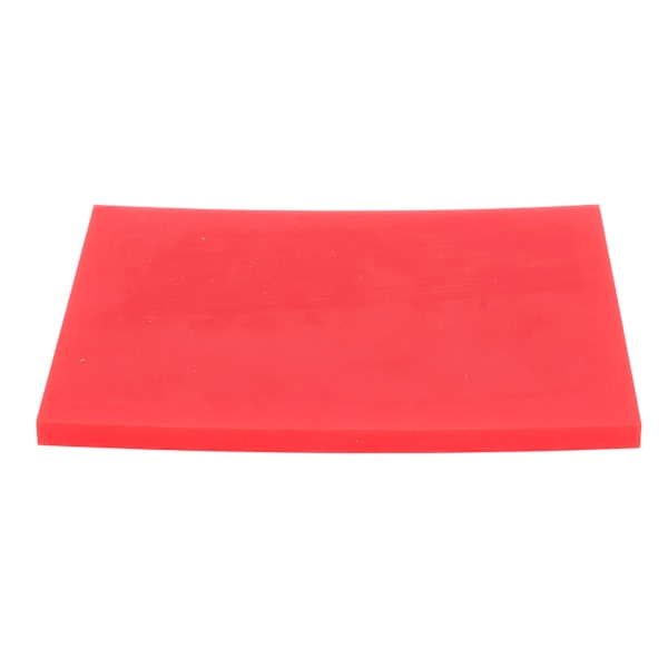 Rød lærhåndverksmatte - 15 cm x 10 cm - Støydempende, rivebestandig pute for DIY-prosjekter