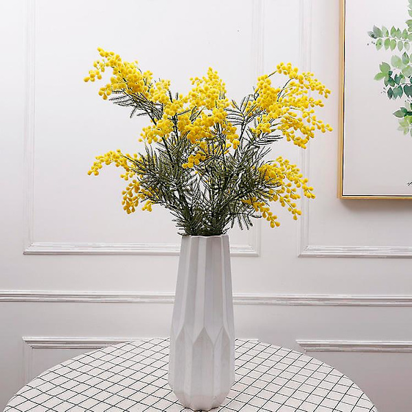 Falsk blomsterdekoration Lang flokkende bærsimulering akacie