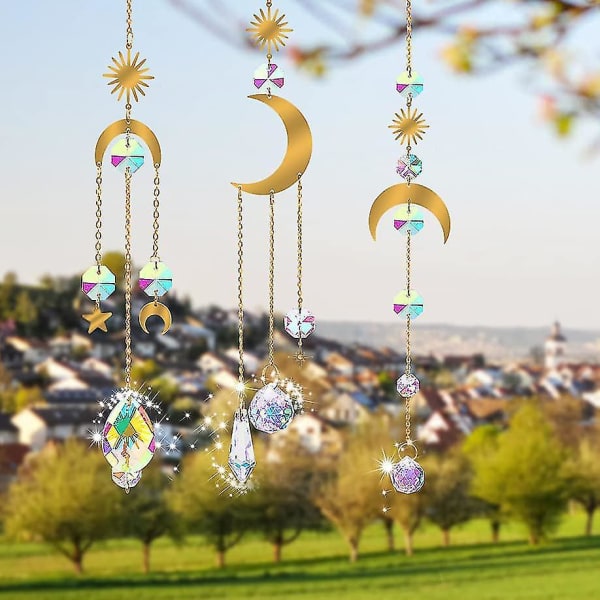 Crystal Guardian Angel Rainbow Makers Suncatchers kanssa glascula prisma