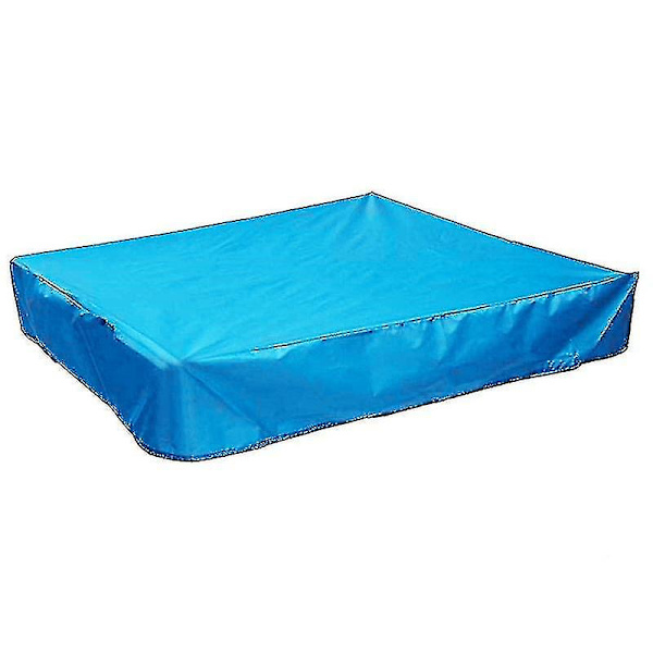 Dammtätt skydd Sandbox Cover Vattentätt Sandlåda Pool Cover Blue 180*180