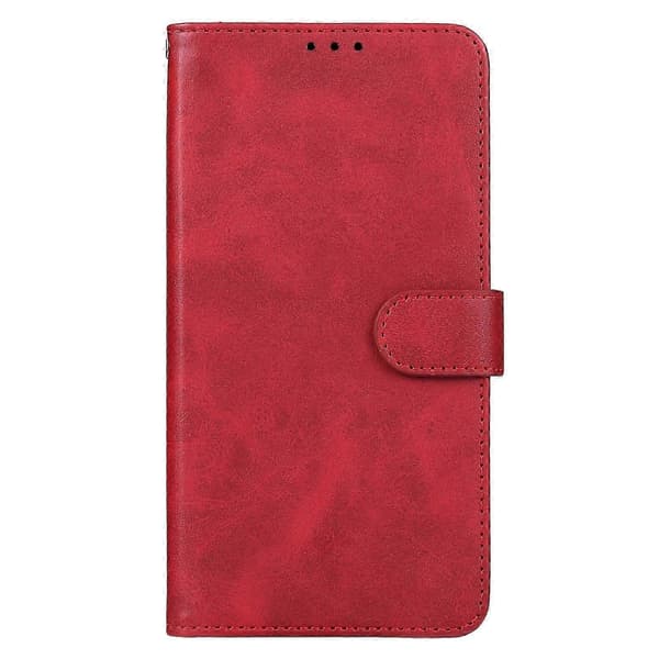 【BQ】Blackview SHARK 8 Skyddsfodral i äkta läder Red