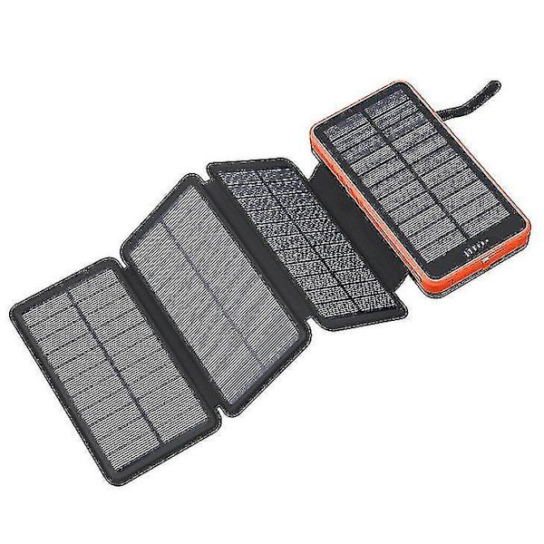 Trådlös Power Bank Solar Power Bank 10000mah Power Bank Power Bank med stor kapacitet blue