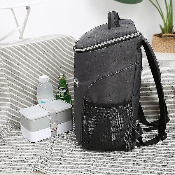 Big Cooler Bag Thermo Lunch Picnic Box Isoleret Cool Rygsæk Ice Pack Frisk Carrier