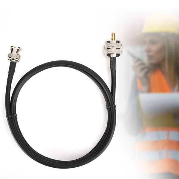 UHF han PL259 til BNC han testkabeladapter