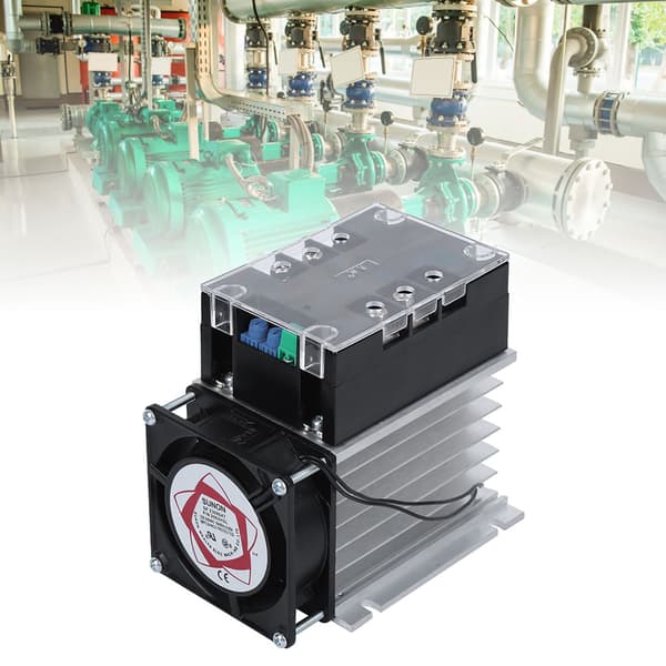 Soft Start Controller Elektriske Dele Aluminium Bund Enkelt / 2 Faset Motor Tilbehør (Modul Radiator)