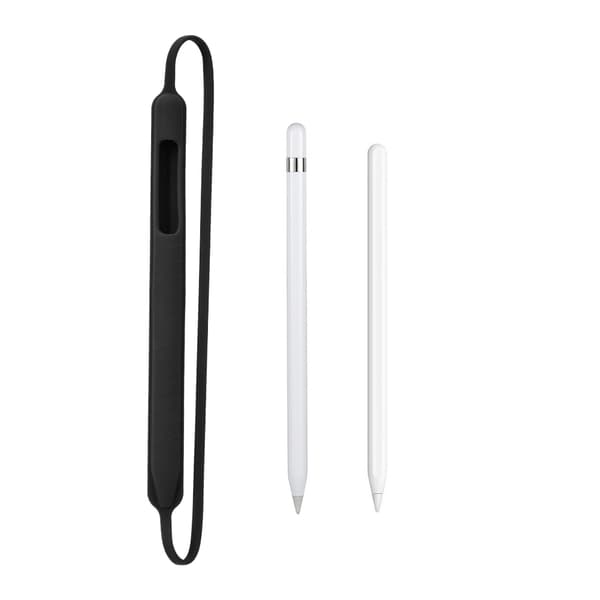 Apple Pencil 1. ja 2. sukupolven silikonisuojakotelo, musta