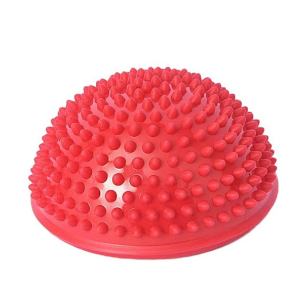Hedgehog Ball Yoga Ball Massageboll för balansträning, (röd)