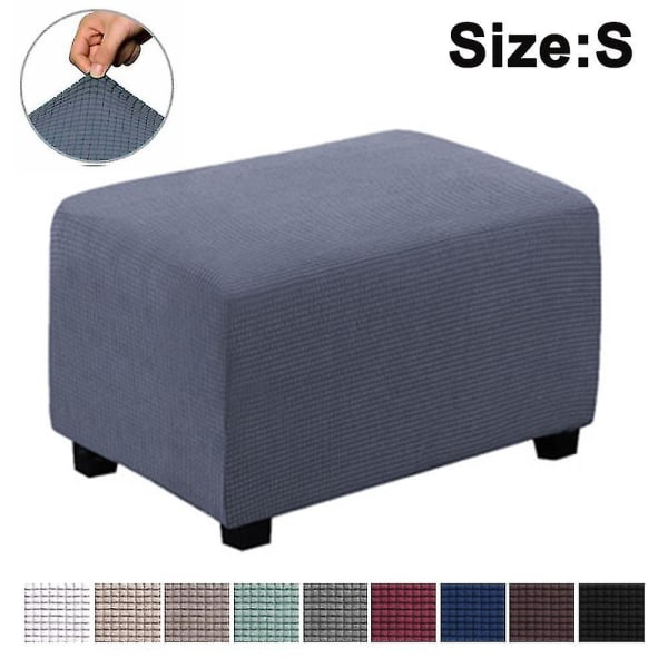 Stretch Ottoman Cover Ottoman Slip Cover Ottoman Protector Oppbevaring