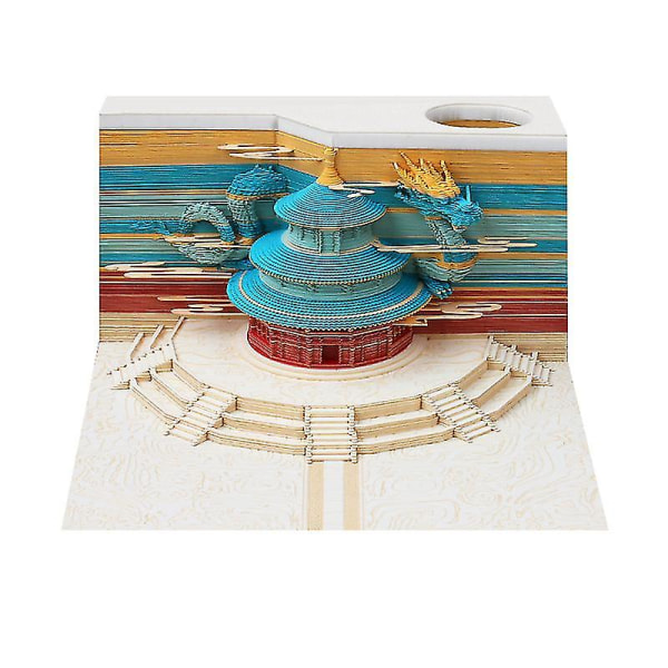 3D värikäs muistilappu malli taidekäsityöt uutuus koristelu kuuluisa rakennus muistilehtiö 3d koriste Steamship