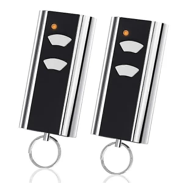 【BQ】Set of 2 Garage Door Remote Controls, Replacement for RCU 433-2K, 433.92 MHz Handheld Transmitter