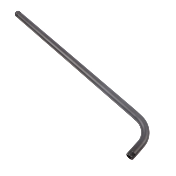 Dusjarm Rustfritt Stål Dusjhode Forlengelsesrør Baderom Dusj Hardware Tilbehør Svart 52cm